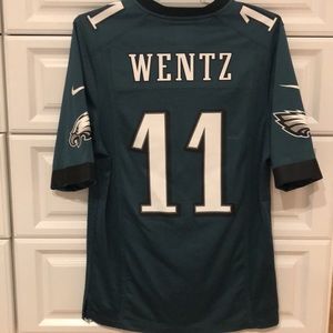 NFL, Philadelphia Eagles, Wentz Nike Jersey. EXCELLENT CONDITION, like new.